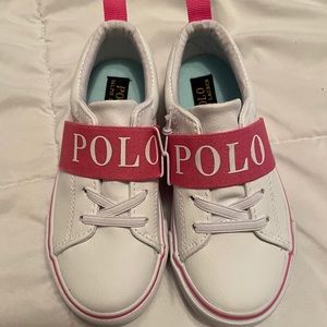 Polo sneakers for little girls